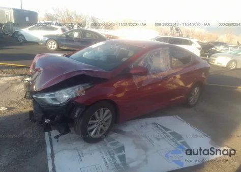 2014 Hyundai Elantra Se из США, поврежденный, VIN 5NPDH4AEXEH543006